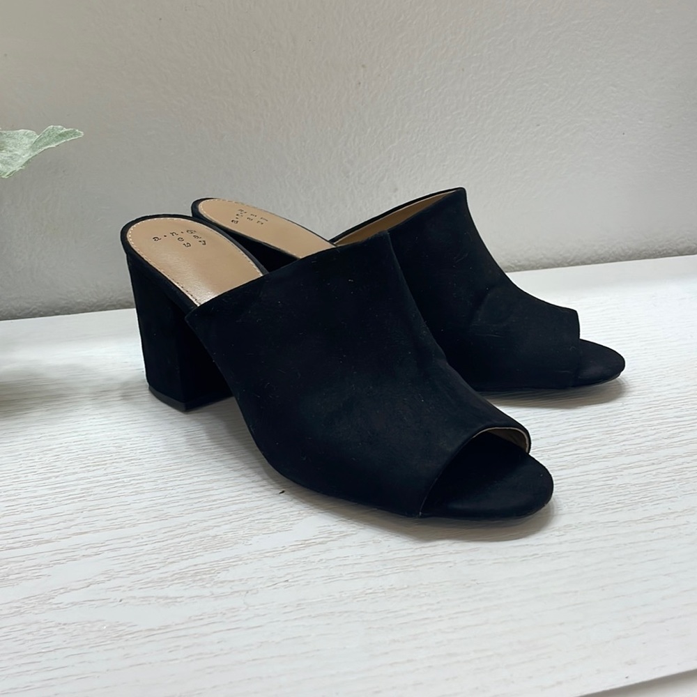 Trendy Black Heels from Target